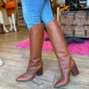 Gabriela Hearst Leather Knee High Boots Size 8